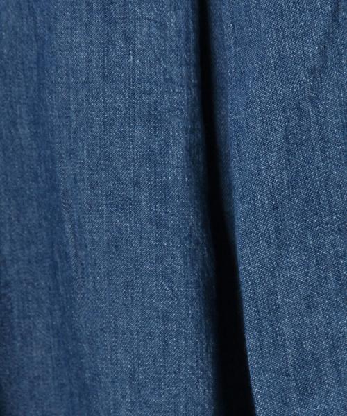 green label relaxing（グリーンレーベルリラクシング）の「CB C MILLS DNM N/SL PO ブラウス◆（シャツ/ブラウス・レディース・ライトブルー/ネイビー・FREE）」の13枚目の写真