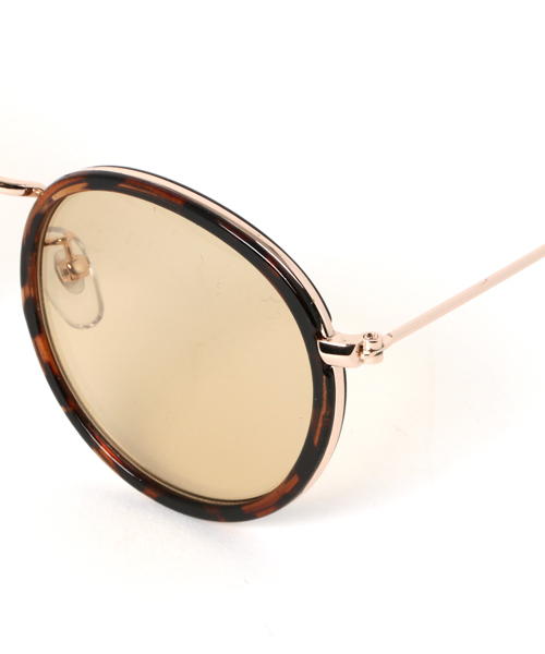 PUNYUS（プニュズ）の「ラウンドカラーサングラス（サングラス・レディース・ブラウン/ブルー/ブラック・FREE）」の6枚目の写真