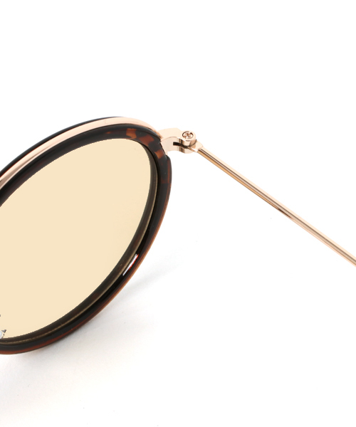 PUNYUS（プニュズ）の「ラウンドカラーサングラス（サングラス・レディース・ブラウン/ブルー/ブラック・FREE）」の8枚目の写真