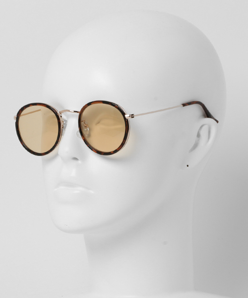 PUNYUS（プニュズ）の「ラウンドカラーサングラス（サングラス・レディース・ブラウン/ブルー/ブラック・FREE）」の11枚目の写真