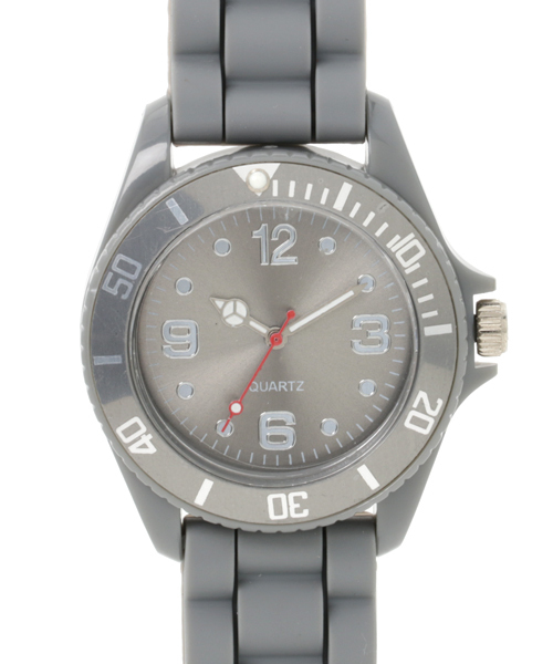 NANO universe（ナノユニバース）の「カラーウォッチ（アナログ腕時計・レディース・ブラック/ホワイト/レッド/ブルー/グレー/イエロー・FREE）」の3枚目の写真