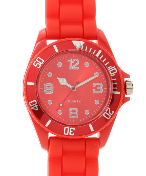 NANO universe（ナノユニバース）の「カラーウォッチ（アナログ腕時計・レディース・ブラック/ホワイト/レッド/ブルー/グレー/イエロー・FREE）」の6枚目の写真