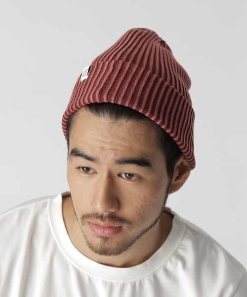 BAYFLOW（ベイフロー）の「BAYFLOW／フェードニットワッチ（ニットキャップ/ビーニー・メンズ・チャコール/ベージュ/ネイビー/ピンク/クリアブルー/オフホワイト/ピンク系その他・FREE）」の7枚目の写真