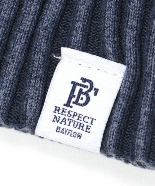 BAYFLOW（ベイフロー）の「BAYFLOW／フェードニットワッチ（ニットキャップ/ビーニー・メンズ・チャコール/ベージュ/ネイビー/ピンク/クリアブルー/オフホワイト/ピンク系その他・FREE）」の11枚目の写真