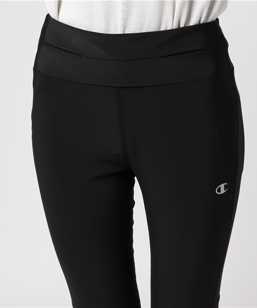 Champion(チャンピオン)の「【Champion/チャンピオン】レディース TRAINING クロップドタイツ(レギンス/スパッツ・レディース・ブラック/ネイビー/ホワイト/ピンク/レッド系その他3/チャコール・MEDIUM/LARGE)」の10枚目の写真