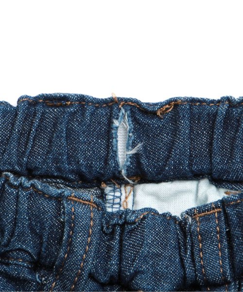 apres les cours（アプレレクール）の「刺繍テーパードデニムパンツ 7分丈（その他パンツ・キッズ・サックスブルー/ブルー・80/90/100/110/120/140/130）」の8枚目の写真