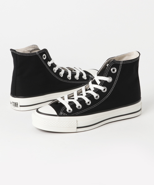 CONVERSE（コンバース）の「CONVERSE ハイカットスニーカー "CANVAS ALL STAR J HI"（スニーカー・レディース・ホワイト/ブラック・23/24/25）」の2枚目の写真