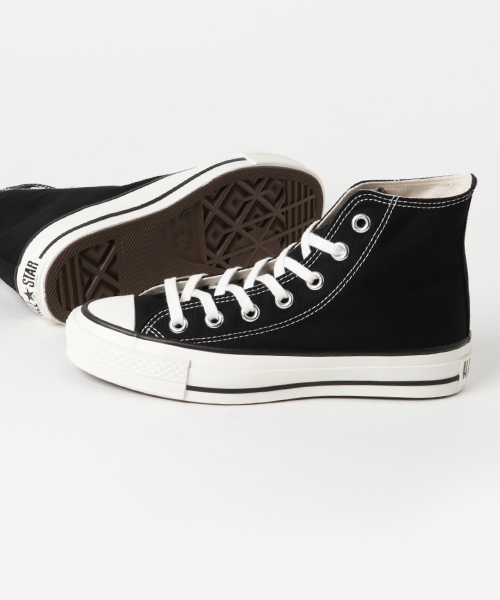 CONVERSE（コンバース）の「CONVERSE ハイカットスニーカー "CANVAS ALL STAR J HI"（スニーカー・レディース・ホワイト/ブラック・23/24/25）」の6枚目の写真
