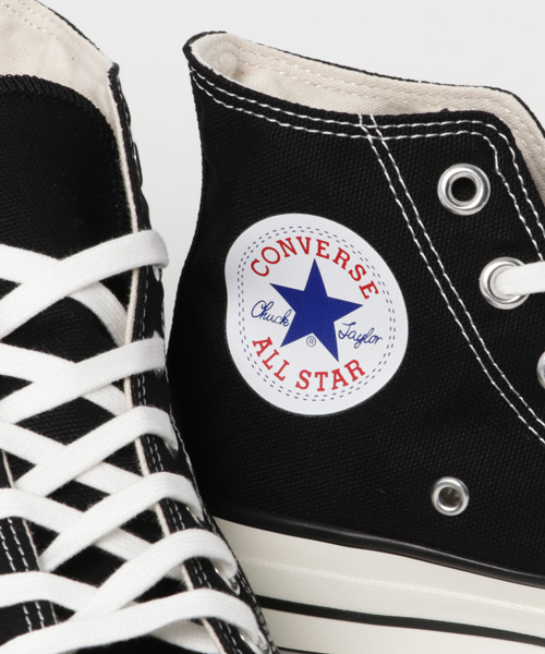 CONVERSE（コンバース）の「CONVERSE ハイカットスニーカー "CANVAS ALL STAR J HI"（スニーカー・レディース・ホワイト/ブラック・23/24/25）」の4枚目の写真