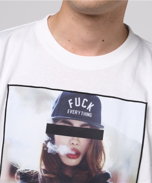 JACKROSE（ジャックローズ）の「REDY　エンボスワッペンLSTシャツ（Tシャツ/カットソー・メンズ・ホワイト/ブラック・M/L）」の8枚目の写真