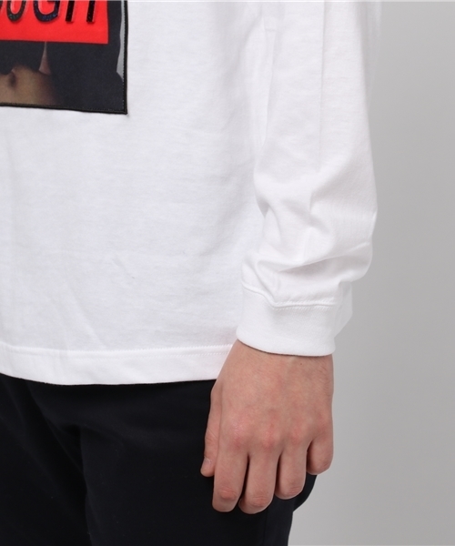 JACKROSE（ジャックローズ）の「REDY　エンボスワッペンLSTシャツ（Tシャツ/カットソー・メンズ・ホワイト/ブラック・M/L）」の5枚目の写真