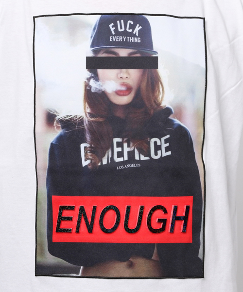 JACKROSE（ジャックローズ）の「REDY　エンボスワッペンLSTシャツ（Tシャツ/カットソー・メンズ・ホワイト/ブラック・M/L）」の6枚目の写真