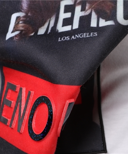 JACKROSE（ジャックローズ）の「REDY　エンボスワッペンLSTシャツ（Tシャツ/カットソー・メンズ・ホワイト/ブラック・M/L）」の7枚目の写真