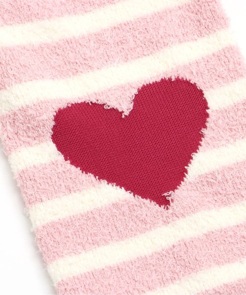 apres les cours(アプレレクール)の「ハートボーダーレギンス(レギンス/スパッツ・キッズ・ブラック/ピンク/グレー・140/100/120/90)」の9枚目の写真