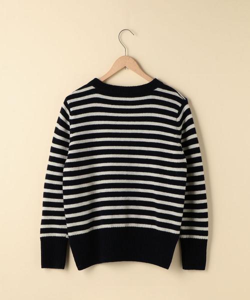 coen(コーエン)の「【手洗いできる】ラムウールボーダークルーネックニット(ニット/セーター・レディース・ブラウン/ネイビー・FREE)」の19枚目の写真