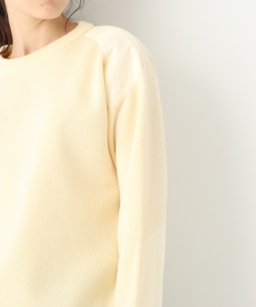 A part by（アパートバイ）の「9GAcWミリタリーCNPO 777249（ニット/セーター・レディース・アイボリー/ブラック/カーキ・FREE）」の4枚目の写真