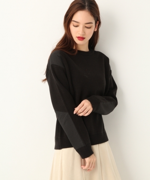 A part by（アパートバイ）の「9GAcWミリタリーCNPO 777249（ニット/セーター・レディース・アイボリー/ブラック/カーキ・FREE）」の10枚目の写真