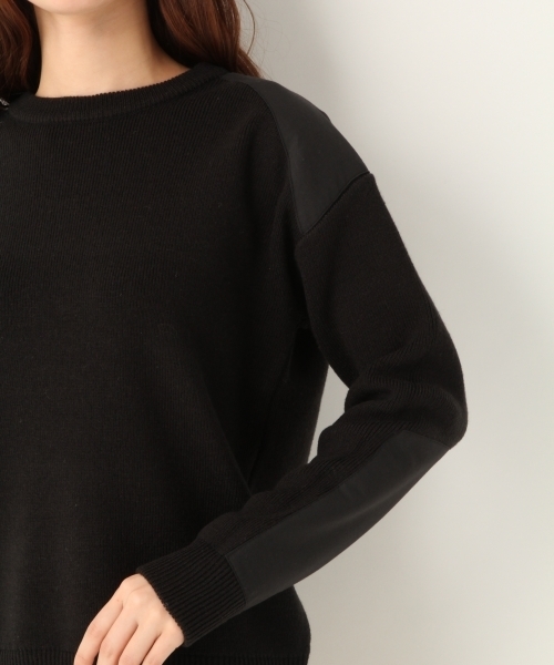 A part by（アパートバイ）の「9GAcWミリタリーCNPO 777249（ニット/セーター・レディース・アイボリー/ブラック/カーキ・FREE）」の13枚目の写真