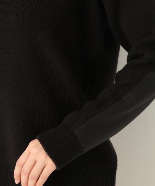 A part by（アパートバイ）の「9GAcWミリタリーCNPO 777249（ニット/セーター・レディース・アイボリー/ブラック/カーキ・FREE）」の5枚目の写真