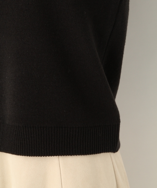 A part by（アパートバイ）の「9GAcWミリタリーCNPO 777249（ニット/セーター・レディース・アイボリー/ブラック/カーキ・FREE）」の11枚目の写真