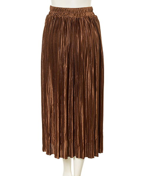 fifth（フィフス）の「カットオフプリーツロングスカート（スカート・レディース・ブラック/ブラウン/カーキ・MEDIUM）」の4枚目の写真