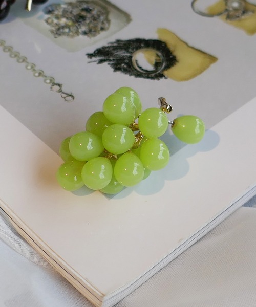 グレープピアス（ピアス（片耳用））｜LOVE BY e.m. （ラブバイ