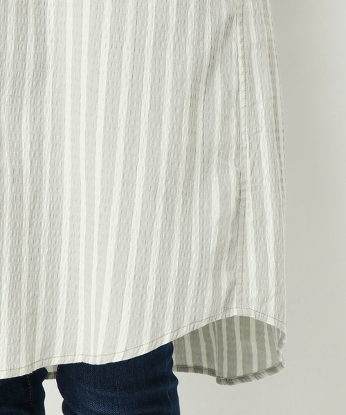 LBC（エルビーシー）の「サッカーストライプワンピース（ワンピース・レディース・ライトグレー/ブルー・MEDIUM/LARGE）」の10枚目の写真