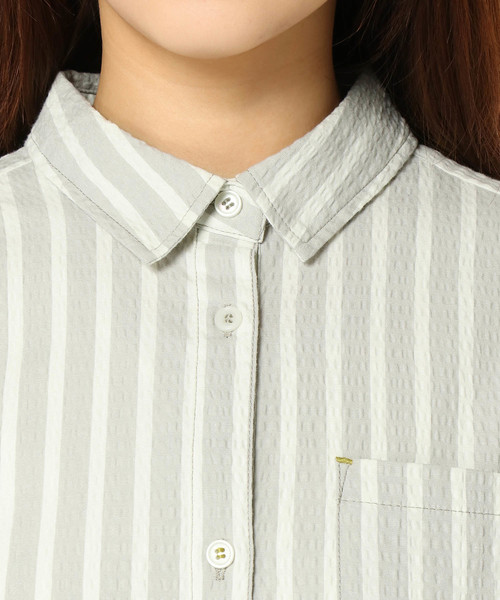 LBC（エルビーシー）の「サッカーストライプワンピース（ワンピース・レディース・ライトグレー/ブルー・MEDIUM/LARGE）」の8枚目の写真