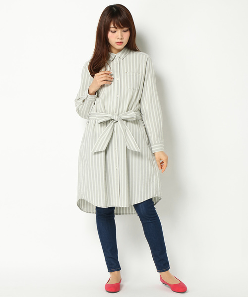 LBC（エルビーシー）の「サッカーストライプワンピース（ワンピース・レディース・ライトグレー/ブルー・MEDIUM/LARGE）」の14枚目の写真