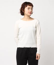 WEGO | WEGO/メロウフリルリブロングカットソー(Tシャツ/カットソー)