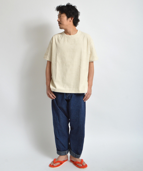 THING FABRICS（シングファブリックス）の「tHING FABRICS/シングファブリックス 5 Change cloth T-Shirt (Short Pile)（Tシャツ/カットソー・メンズ・オフホワイト/イエロー/レッド・M/L）」の11枚目の写真