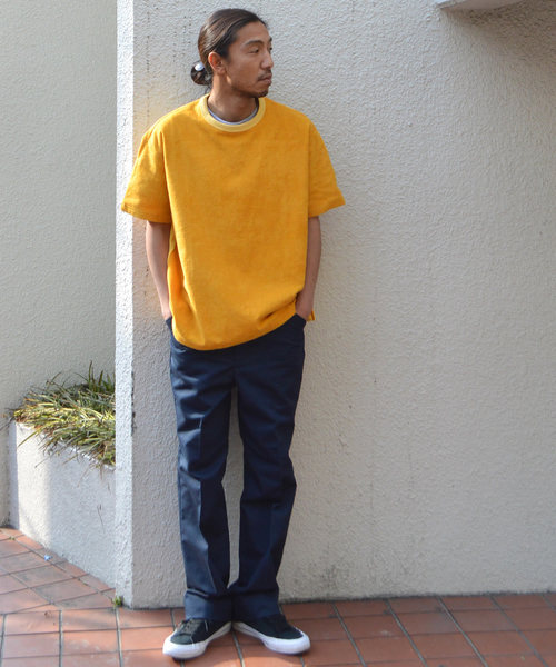 THING FABRICS（シングファブリックス）の「tHING FABRICS/シングファブリックス 5 Change cloth T-Shirt (Short Pile)（Tシャツ/カットソー・メンズ・オフホワイト/イエロー/レッド・M/L）」の13枚目の写真