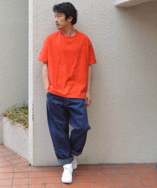 THING FABRICS（シングファブリックス）の「tHING FABRICS/シングファブリックス 5 Change cloth T-Shirt (Short Pile)（Tシャツ/カットソー・メンズ・オフホワイト/イエロー/レッド・M/L）」の17枚目の写真