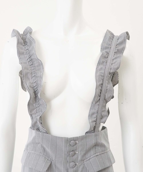 one after another NICE CLAUP(ワンアフターアナザーナイスクラップ)の「フリフリサス付きパンツ(その他パンツ・レディース・ブラック/ネイビー/ピンク/ストライプ・FREE)」の20枚目の写真