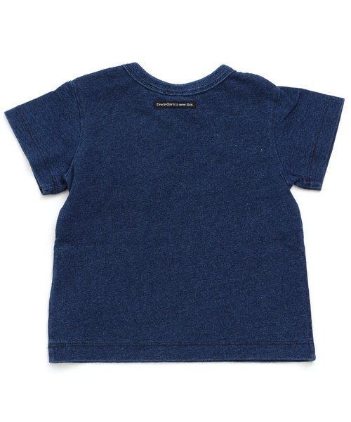BREEZE（ブリーズ）の「インディゴTシャツ（Tシャツ/カットソー・キッズ・ネイビー/ブルー・140/80/100/120/150/110/130/160/90）」の8枚目の写真