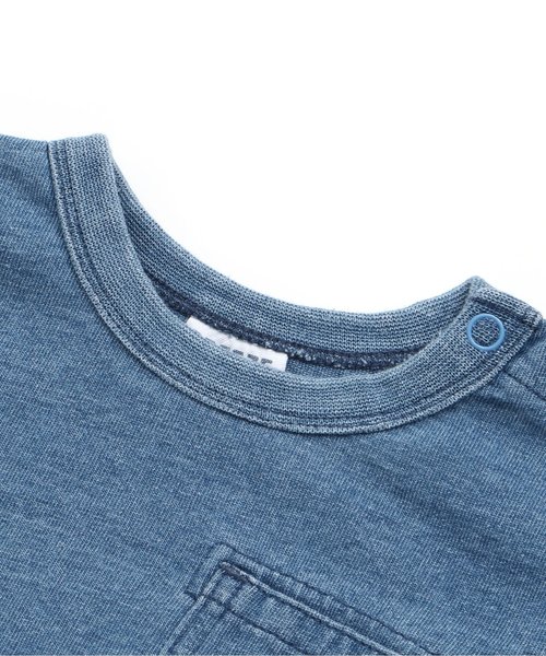 BREEZE（ブリーズ）の「インディゴTシャツ（Tシャツ/カットソー・キッズ・ネイビー/ブルー・140/80/100/120/150/110/130/160/90）」の9枚目の写真
