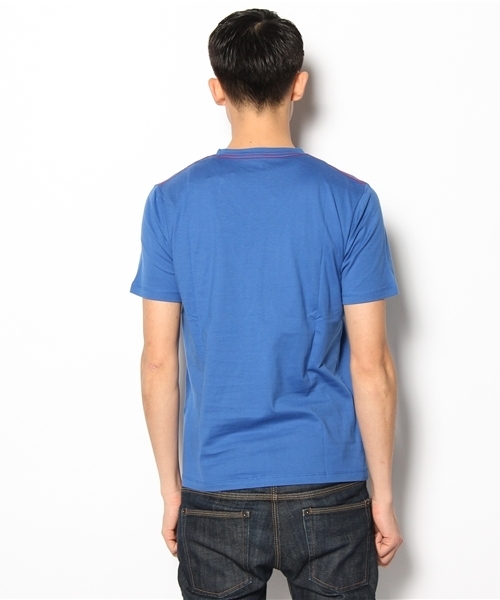 green label relaxing(グリーンレーベルリラクシング)の「□SUPIMA/C V/N Tシャツ(Tシャツ/カットソー・メンズ・ブラック/ライトピンク/ピンク/ライム/ホワイト/コバルトブルー/グレー/レッド/イエロー/ワインレッド/マスタード/ライトブルー・SMALL/MEDIUM/LARGE/X-LARGE)」の19枚目の写真