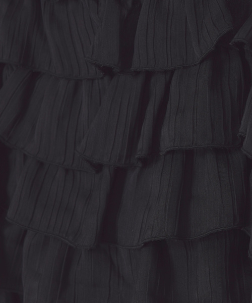 w closet（ダブルクローゼット）の「Tシャツ×ティアードビスチェセット（Tシャツ/カットソー・レディース・レッド/ネイビー/ブラック・FREE）」の16枚目の写真