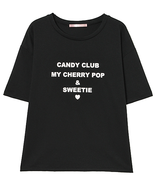 Candy Stripper（キャンディストリッパー）の「SWEET THINGS Tシャツ（Tシャツ/カットソー・レディース・ブラック/ネイビー/レッド/オフホワイト・2）」の3枚目の写真