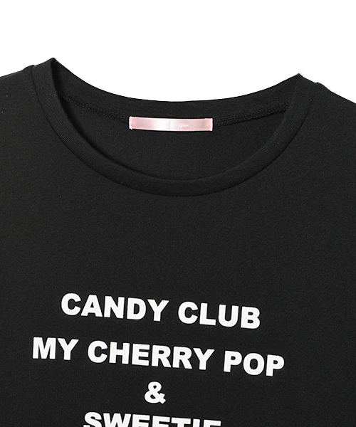Candy Stripper（キャンディストリッパー）の「SWEET THINGS Tシャツ（Tシャツ/カットソー・レディース・ブラック/ネイビー/レッド/オフホワイト・2）」の10枚目の写真