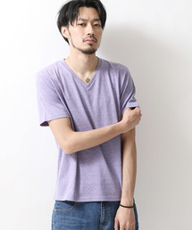 【ZIP FIVE】TCR杢Vネック半袖Tシャツ