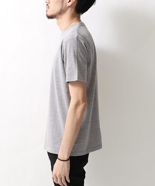 ZIP FIVE（ジップファイブ）の「【ZIP FIVE】TCR杢Vネック半袖Tシャツ（Tシャツ/カットソー・メンズ・ホワイト/ブラック/パープル/ネイビー/グレー/レッド/イエロー/グリーン・SMALL/MEDIUM/LARGE/X-LARGE）」の13枚目の写真