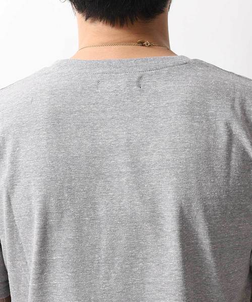 ZIP FIVE（ジップファイブ）の「【ZIP FIVE】TCR杢Vネック半袖Tシャツ（Tシャツ/カットソー・メンズ・ホワイト/ブラック/パープル/ネイビー/グレー/レッド/イエロー/グリーン・SMALL/MEDIUM/LARGE/X-LARGE）」の18枚目の写真