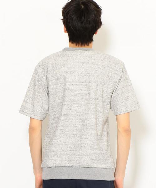 green label relaxing（グリーンレーベルリラクシング）の「SC ランダムパイル クルーネック 半袖スウェット ◆（Tシャツ/カットソー・メンズ・ナチュラル/ライトグレー/ロイヤルブルー/ネイビー・XL/L/M/S）」の14枚目の写真