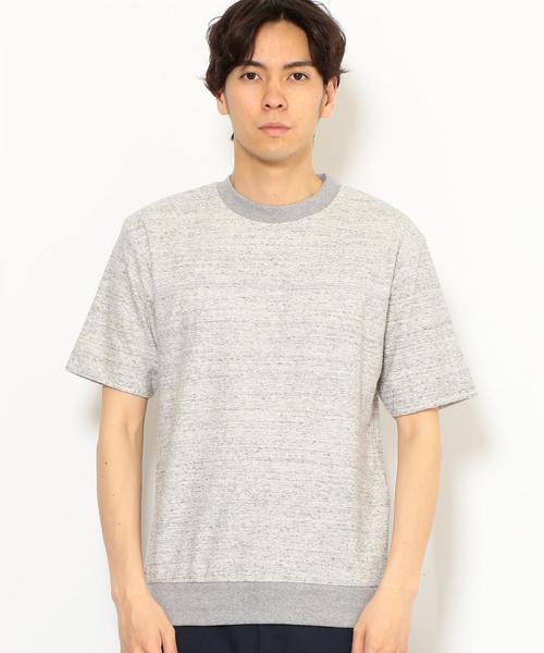 green label relaxing（グリーンレーベルリラクシング）の「SC ランダムパイル クルーネック 半袖スウェット ◆（Tシャツ/カットソー・メンズ・ナチュラル/ライトグレー/ロイヤルブルー/ネイビー・XL/L/M/S）」の13枚目の写真