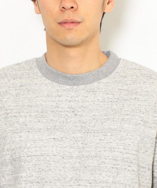 green label relaxing（グリーンレーベルリラクシング）の「SC ランダムパイル クルーネック 半袖スウェット ◆（Tシャツ/カットソー・メンズ・ナチュラル/ライトグレー/ロイヤルブルー/ネイビー・XL/L/M/S）」の10枚目の写真