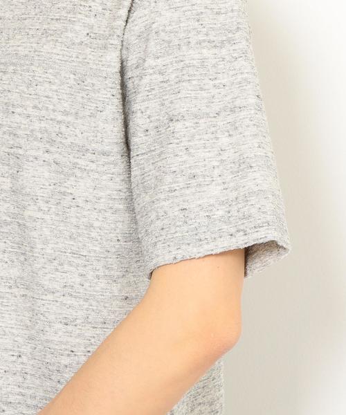 green label relaxing（グリーンレーベルリラクシング）の「SC ランダムパイル クルーネック 半袖スウェット ◆（Tシャツ/カットソー・メンズ・ナチュラル/ライトグレー/ロイヤルブルー/ネイビー・XL/L/M/S）」の9枚目の写真