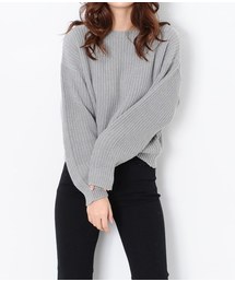 EGOIST | バックレースUPニットTOP(ニット/セーター)