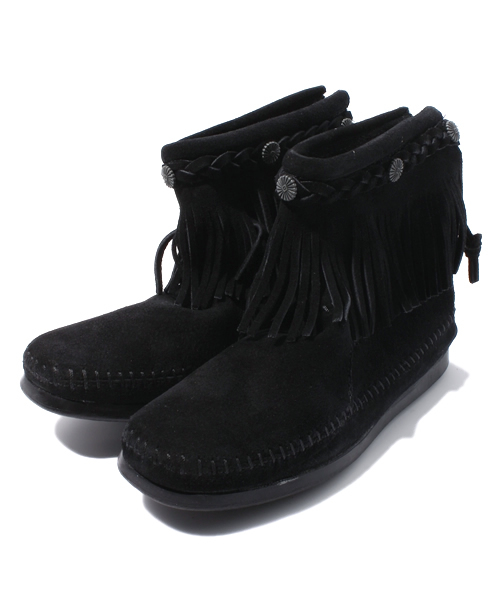 Minnetonka（ミネトンカ）の「[ミネトンカ]MINNETONKA HI TOP ブーツ（ブーツ・レディース・ブラック/ブラウン・8(25.0)/7(24.0)/6(23.0)）」の2枚目の写真