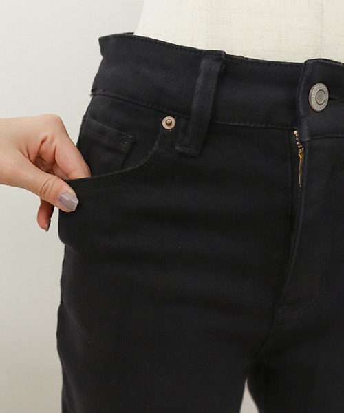 Social GIRL(ソーシャルガール)の「ハイウエストストレッチデニムスキニーパンツ(デニムパンツ・レディース・ブラック/ブルー/ネイビー/ライトブルー/ダークブラック・S/M/L/XS)」の7枚目の写真